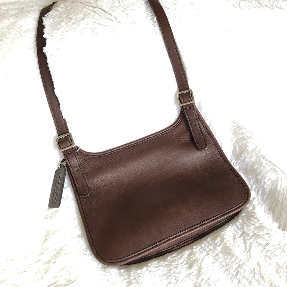 Coach Brown Leather Crossbody Bag